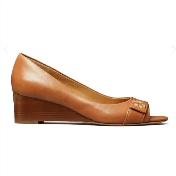 Tory Burch Tan Wedge Shoes - Picture 4 of 12